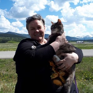 beth and gordo in Canmore